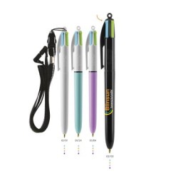 BIC® 4 Colours Fashion ballpen BritePix™