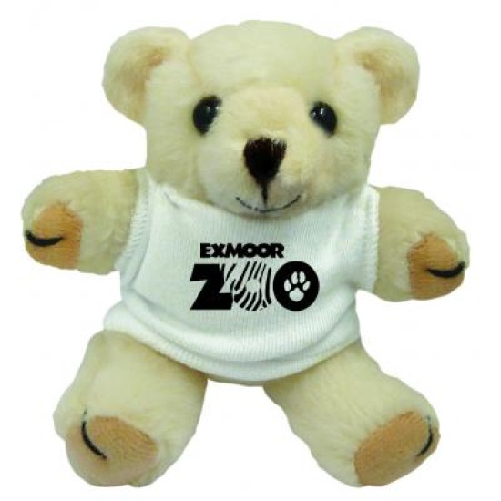 5'' Honey Bear with White T Shirt