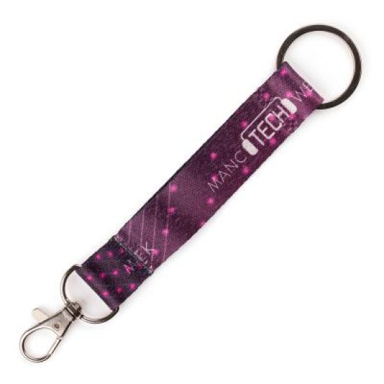Made in Britain RPET Lanyard Split Ring Keyring